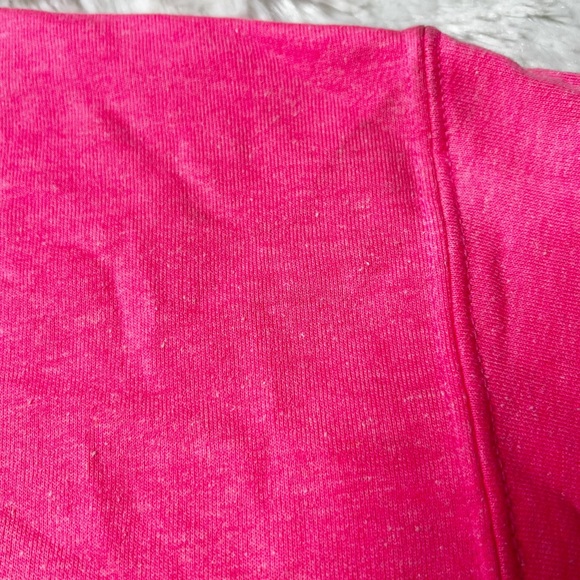 NWOT Doja Cat Cropped Graphic Pullover Sweatshirt Highlighter Pink Women 2XL - Picture 6 of 8